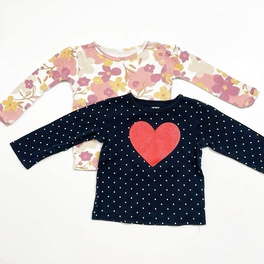 Carter’s baby girls long sleeve tops